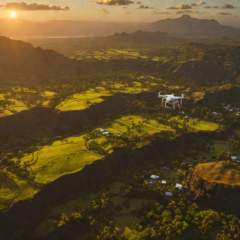 Drone mapping over Hawaii